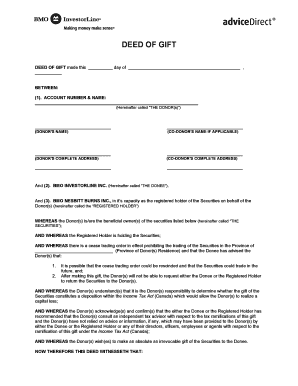 Property Gift Deed Registration - Sample Format, Charges & Rules