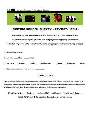 School Survey Form
