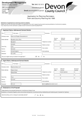 UK Planning Permission Application