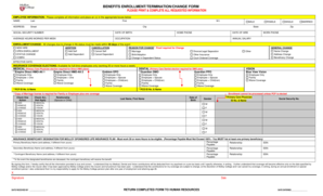 Benefits Enrollment Form