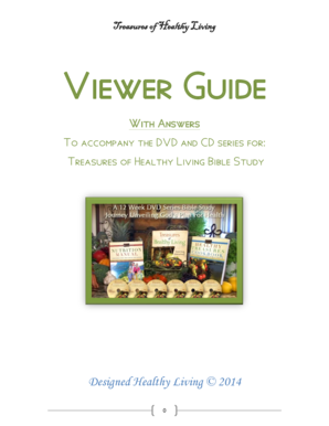 Treasures of Healthy Living Viewer Guide