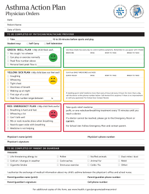 Asthma Action Plan