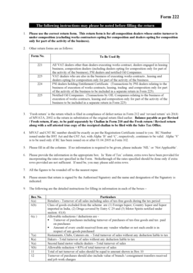 Form 222 for Composition Dealers