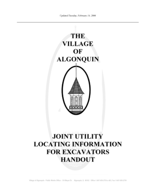 Illinois Excavator Locate Request Form