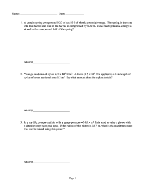 Physics Homework Assignment