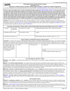 EPA Form 3520-1