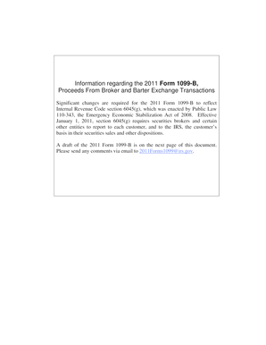 2011 Form 1099-B