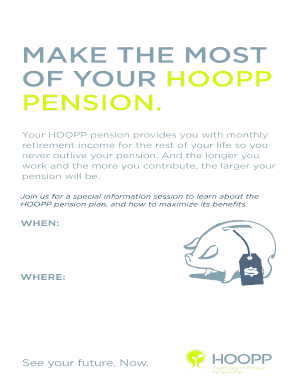 HOOPP Pension Information Session