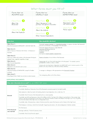 Old Mutual SuperFund Death Benefit Claim Form