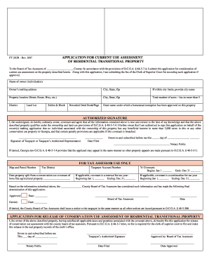 Georgia Current Use Assessment Application