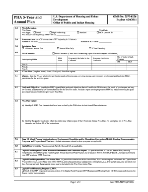 HUD 5-Year and Annual Plan Form