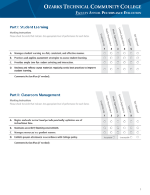 Faculty Annual Performance Evaluation