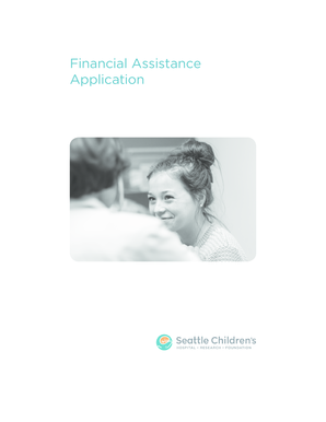 Seattle Children's Financial Assistance Application