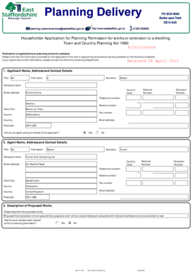 Householder Application for Planning Permission
