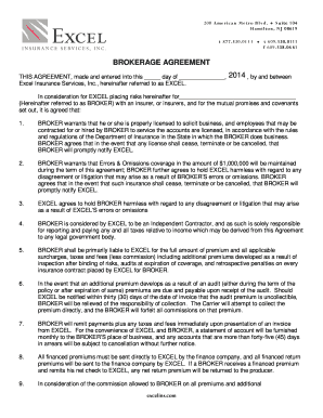 Brokerage Agreement