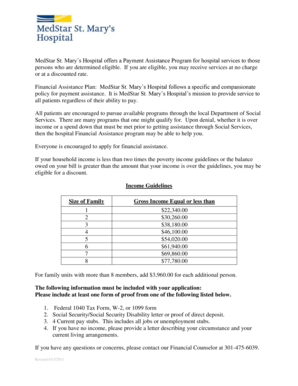 Maryland State Uniform Financial Assistance Application