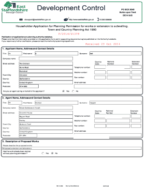 Householder Application for Planning Permission