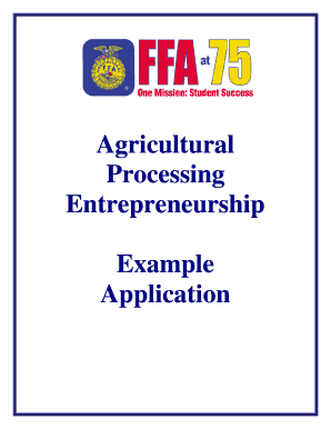 Agricultural Processing Entrepreneurship Application