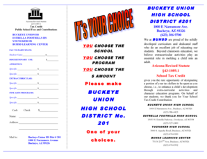 Arizona School Tax Credit Contribution Form