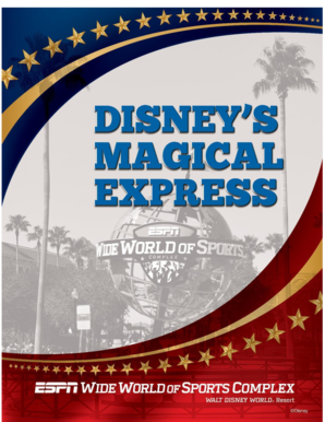 Disney's Magical Express Flight Information Form