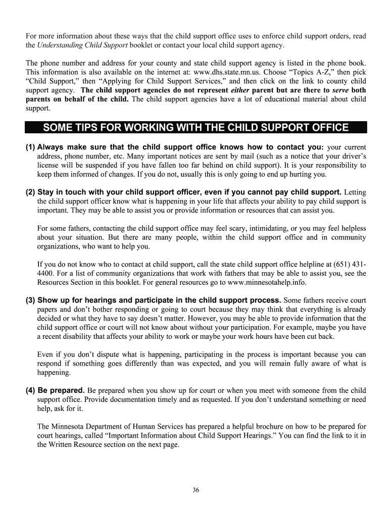 Fillable Online For more information about these ways that the child