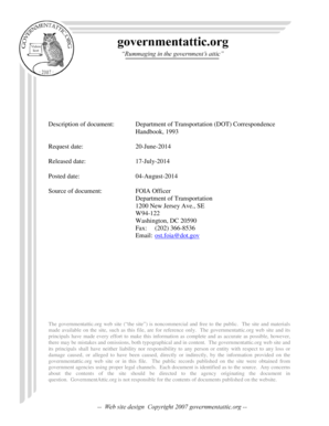 Self evaluation form for housekeeper - Department of Transportation DOT Correspondence Handbook 1993 Department of Transportation DOT Correspondence Handbook 1993 - governmentattic