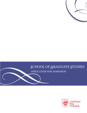 Graduate Studies Application Form