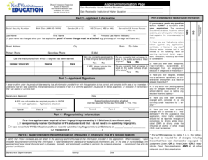 West Virginia Educator Licensing Application