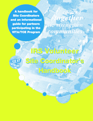 IRS Volunteer Site Coordinator Handbook