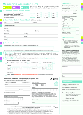 UK Landlord Membership Application Form