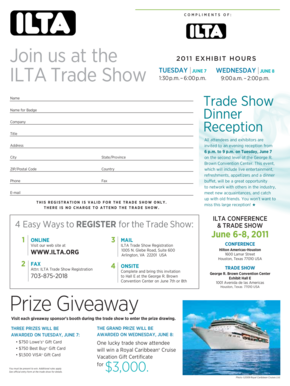 ILTA Trade Show Registration Form