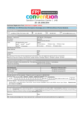Individual Registration Form