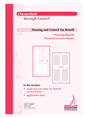 Housing Benefit on Two Homes Application
