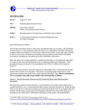 NCUA Letterhead Template - news cuna