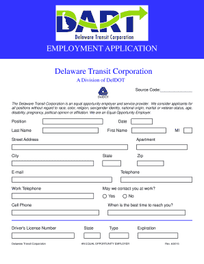 Employment Application Form