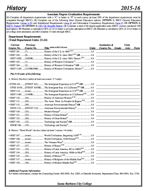 Associate Degree Graduation Requirements