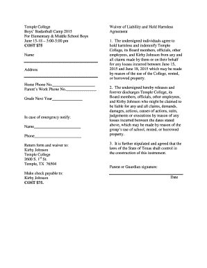 Boys Basketball Camp 2015 Registration Form - Temple College - templejc