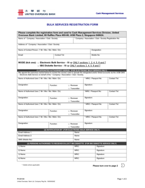 UOB CMS Bulk Services Registration Form