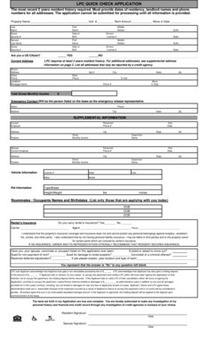 LPC Quick Check Application