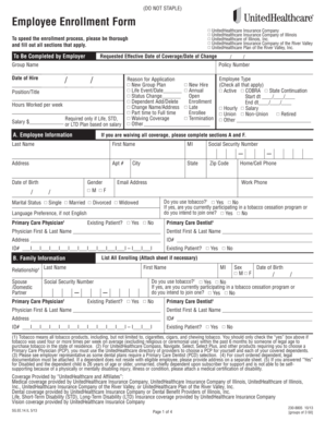 Employee Enrollment Form