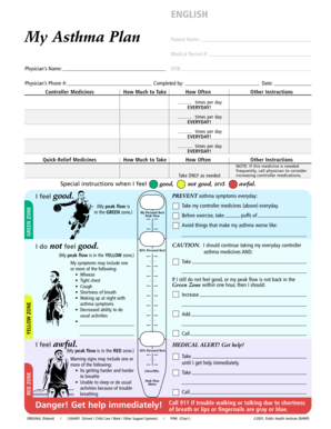 Asthma Action Plan