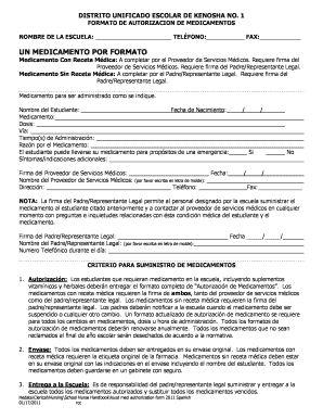 FORMATO DE AUTORIZACION DE MEDICAMENTOS