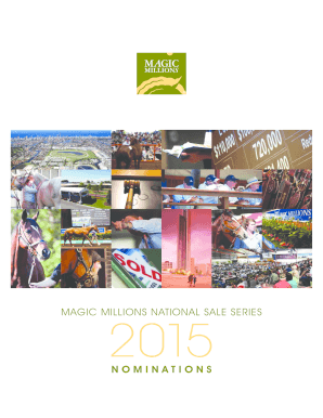 Magic Millions National Sale Nomination Form