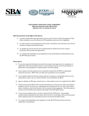 Fillable Online mississippi Client Agreement - Mississippi Development ...