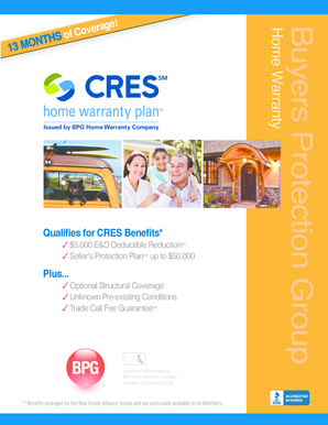 CRES 13-Month Home Warranty Plan