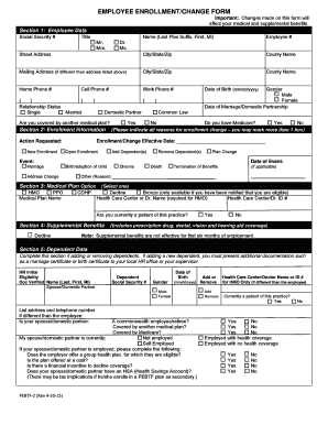 Employee Enrollment/Change Form