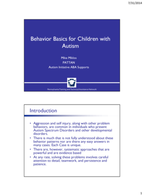 Explicit Instruction - autism outreach psu