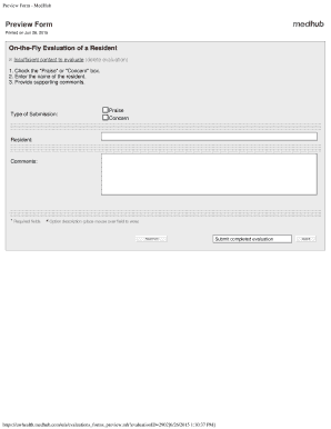 Form preview