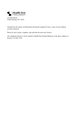 Authorization for Release of Medical Information