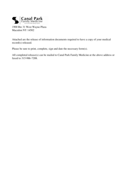 Authorization for Release of Health Information